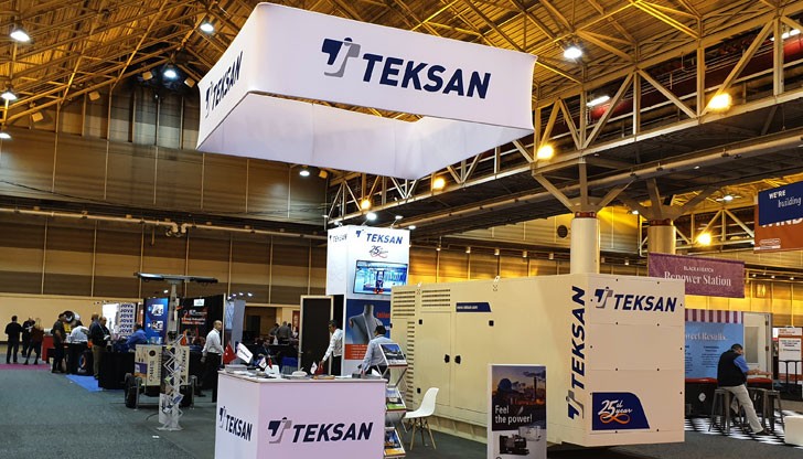 Teksan Jeneratör, ABD’de katıldığı fuarda ürünlerini sergiledi