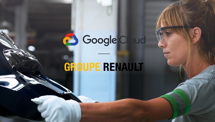 Groupe Renault, Endüstri 4.0 dönüşümünü hızlandırmak için Google Cloud ile iş birliği yapacak