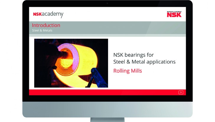 NSK akademi çevrimiçi öğrenme platformunda, haddehanelere yönelik yeni bir eğitim modülü yayınlandı