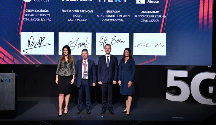 Hannover Fairs Turkey, Vodafone Business, Nokia ve MEXT arasındaki iş birliği için imzalar atıldı