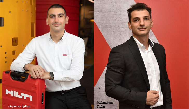 Hilti Türkiye’de iki üst düzey atama