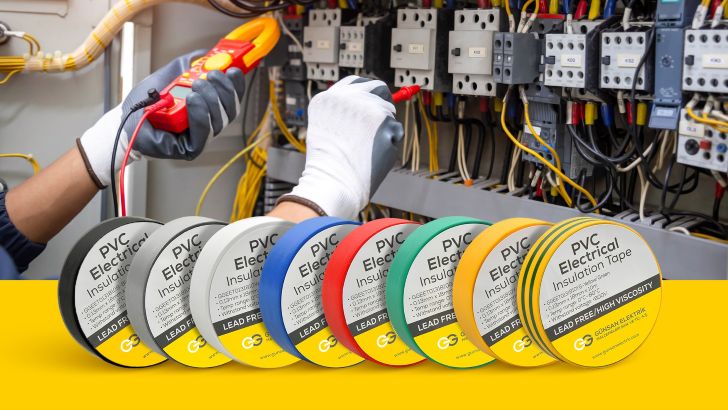 Elektrik tesisatlarında güvenlik ve düzeni artıran elektrik bantları